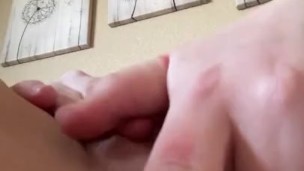 Wife’s beautiful teen pussy squirts