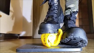 Food Crushing with Buffalo Boots (Trailer)