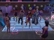 Sex with Santa after the disco. fucks a student | whims sims 4 1/16