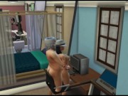 Sex with Santa after the disco. fucks a student | whims sims 4 11/16