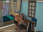 Sex with Santa after the disco. fucks a student | whims sims 4 7/16
