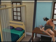 Sex with Santa after the disco. fucks a student | whims sims 4 9/16
