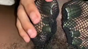 SEXIEST FEET EVER IN FISHNETS