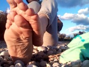 First day at the beach for my feet in 2021!! Enjoy it!! 16/16