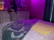 Hot amateur gets her tight pink pussy pumped full of cum under pretty lights - AmberWinters 1/16