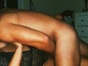 Thick latina w/ beautiful tits and ass shows off her new heels and lingerie and gets fucked 11/16