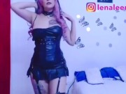 Hermosa Otaku utiliza sus nuevos juguetes de navidad 1/16