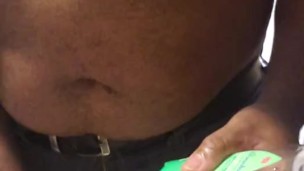 In public rest room masterbating