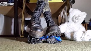 Toycar Crushing with Doc Martens Platform Boots (Trailer)