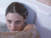 Talia Mint masturbates and plays with Feet and Soap 12/16