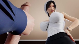 Therapy jerk with Stepmom