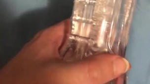 Filling My Fleshlight With Cum