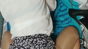 crossdresser sissy dildo solo play