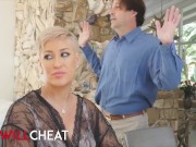 She Will Cheat - Sexually Frustrated Milf Ryan Keely Fucks Her Step Son In Front Of Her Husband 1/16