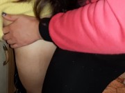 She loves when I fuck her with a strapon while she washes the dishes - IkaSmokS 16/16