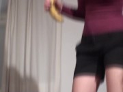 sadistic princess feeding with crushed bananas 15/16