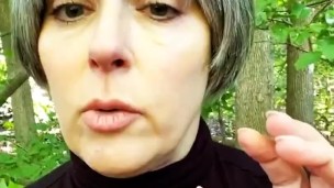 Flashing My Mature Bush in the Bush