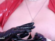 Pretty Milf teasing with Natural Boobs and Domination Desires