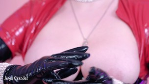 Pretty Milf teasing with Natural Boobs and Domination Desires