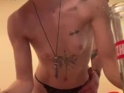 Playing with my little Chynna Kitten while she packs us bowls  11/16