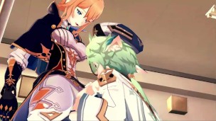Sucrose gets fucked by Futa Jean - Genshin Impact Futanari Hentai.
