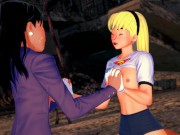 Lois Lane and Supergirl threesome - Hentai 8/16