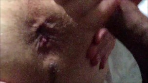Tight cum dump gets loaded with hot cum.