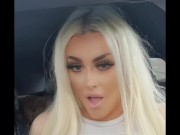 Scottish Blonde Flashing her Fake Tits in Public 10/16