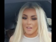 Scottish Blonde Flashing her Fake Tits in Public 13/16