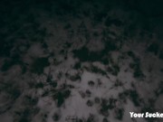 Shy Teen Sucked My Cock Behind The Garages | Outdoor Winter Blowjob | Cum Swallow | POV 1/16