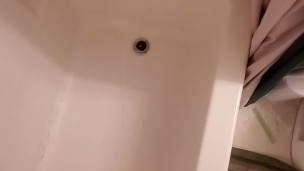 Pissing in the bathtub