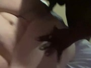 PAWG gets her face slapped and ass pounded from behind Sloppy face fuck  16/16