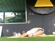 Gina Gerson working out 12/16