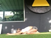 Gina Gerson working out 6/16