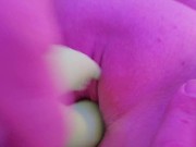 Moaning loud while being played with 12/16