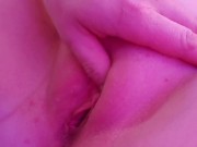 Moaning loud while being played with