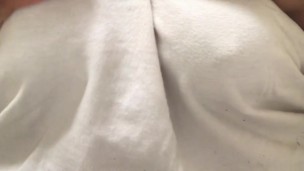 Ivy Squeezes & Jiggles her Tits With Hard Nipples
