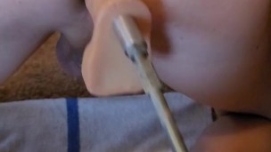 Gaped by my fuck machine 
