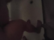 Amateur sex in the shower and sucking cock out of the shower part 1