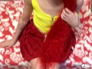 Redhead girlfriend gets bonked hard in doggy 1/16