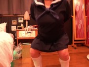 筋トレコスプレセーラー服女子高生パンチラ巨乳イメージビデオ - Screenshot 5 of 16 - HD
