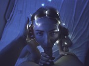 Christmas Light Fuck with beautiful fit girl 10/16