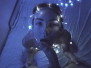 Christmas Light Fuck with beautiful fit girl 8/16