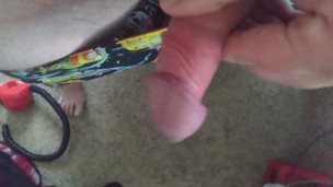 Dripping precum after edging
