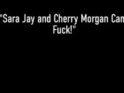 Curvy Milf Sara Jay & Sexy Blonde Cherry Morgan Milk A Cock! 1/16