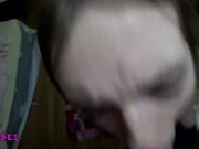 Fuck my Throat like a Pussy \ Teen Deepthroats Huge Cock Balls Deep! 4/16