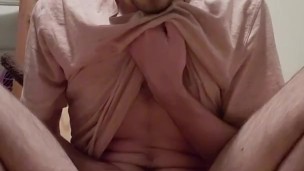 Riding Dildo and Cumming