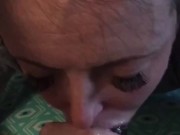 Babyfather and his throat queen slobbing on his bbc 11/16