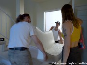 Paying for the moving company with my PUSSY 4/16