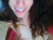 Hairy Freaky Onlyfans Pink Moonlust Slut Brushes Long Head Hair Plays Panties Bush Peekaboo 1/16